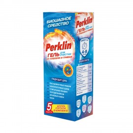 Гель для очистки от плесени и грибка, шпатель и перчатки в комплекте, PERKLIN, 180мл,609989