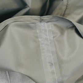 Дождевик-пончо хаки на кнопках многоразовый с ПВХ покрытием и мешком для хранения ГРАНДМАСТЕР, 610882