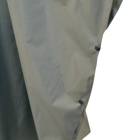 Дождевик пончо хаки на кнопках многоразовый с ПВХ покрытием и мешком для хранения ГРАНДМАСТЕР, 610882