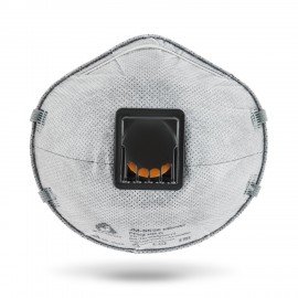 Респиратор с клапаном и угольным фильтром, КОМПЛЕКТ 10 шт., полумаска фильтрующая, формованный, FFP2, JM-8626