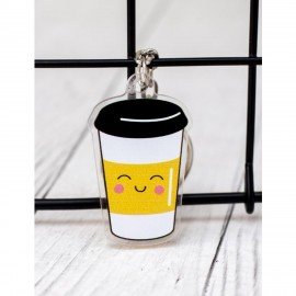 Брелок-подвеска акриловый, 4х3 см, АССОРТИ