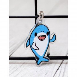 Брелок-подвеска акриловый, 4х3 см, АССОРТИ