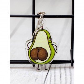 Брелок-подвеска акриловый, 4х3 см, АССОРТИ