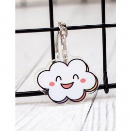 Брелок-подвеска акриловый, 4х3 см, АССОРТИ