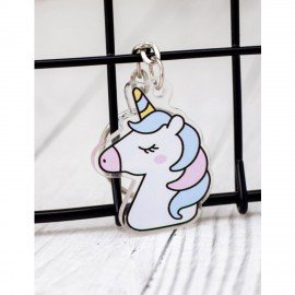 Брелок-подвеска акриловый, 4х3 см, АССОРТИ