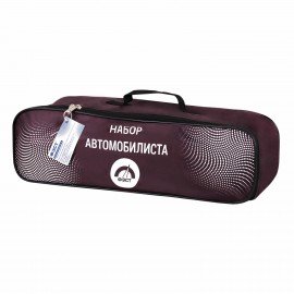 Набор автомобилиста "На техосмотр": аптечка (приказ 260н), огнетушитель ОП-2, знак, сумка, 3867