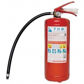 Огнетушитель порошковый ОП-4, АВСЕ (твердые, жидкие, газ-е, электр) закачной, инд кор