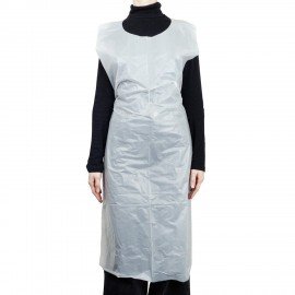 Фартуки полиэтиленовые, КОМПЛЕКТ 50шт, одноразовые, УЛЬТРА, 81х125, 30мкм, ELEGREEN,, ФКб-Пэ81/125УлП