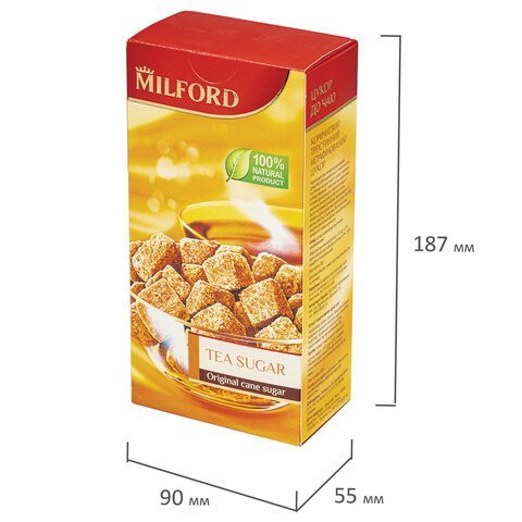 Сахар прессованный тростниковый MILFORD 0,5 кг, 979
