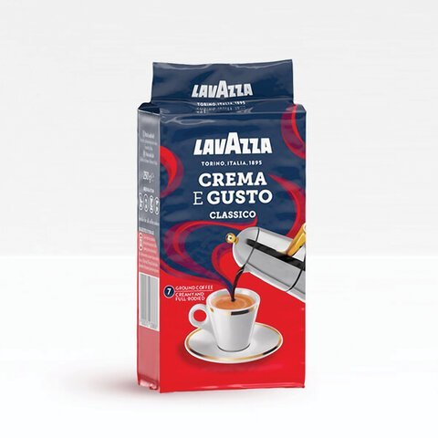 Кофе молотый LAVAZZA "Crema E Gusto" 250 г, ИТАЛИЯ, 3876