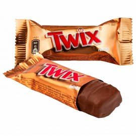 Батончики мини TWIX "Minis" печенье с карамелью в молочном шоколаде, 184 г, 2263