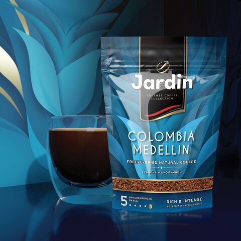 Кофе растворимый JARDIN "Colombia medellin" 150 г, сублимированный