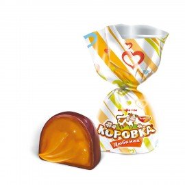 Конфеты шоколадные РОТ ФРОНТ "Коровка любимая", кремовая, 1000 г, пакет, РФ13338