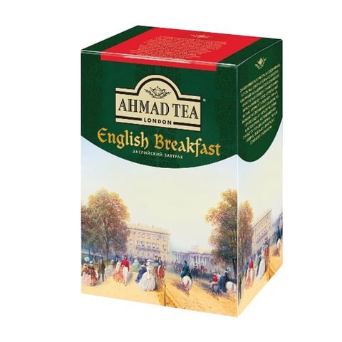 Чай листовой AHMAD "English Breakfast" черный среднелистовой 200 г, 1292-012