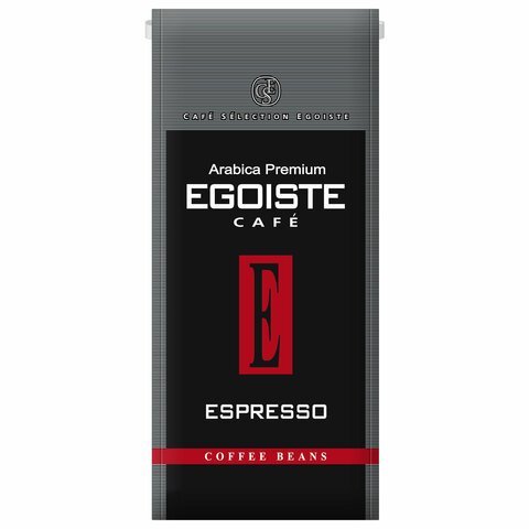 Кофе в зернах EGOISTE "Espresso" 1 кг, арабика 100%, НИДЕРЛАНДЫ, EG10004021