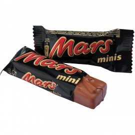 Батончики мини MARS "Minis" шоколадные с нугой и карамелью в молочном шоколаде, 1 кг, 56730