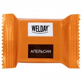 Шоколад порционный WELDAY (ВЭЛДЭЙ) Ассорти 6 вкусов, 810 г (54 плитки по 15 г), пакет, 622409