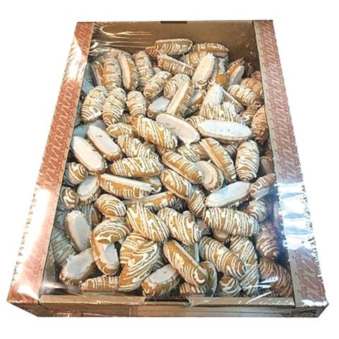 Печенье ГРАНЪ "Заварики" в белой глазури, заварное, 1500 г, картонная коробка, ОВС031