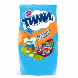 Конфеты желейные TIMI "Mix" со вкусами яблока, апельсина и малины, 1000 г, пакет, 15880