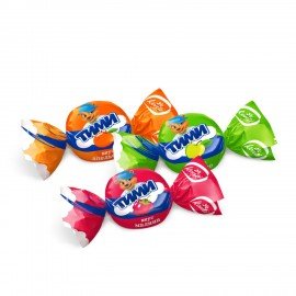 Конфеты желейные TIMI "Mix" со вкусами яблока, апельсина и малины, 1000 г, пакет, 15880
