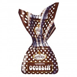 Конфеты шоколадные ФАБРИКА ИМ. КРУПСКОЙ "Особый трюфель", обсыпанный какао, 1000 г, пакет, 40585