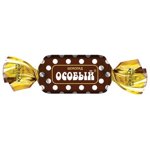 Конфеты шоколадные СЛАВЯНКА "Особый" из темного шоколада, 200 г, пакет, 60173