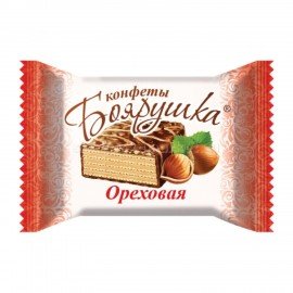 Конфеты вафельные СЛАВЯНКА "Боярушка" ореховая 1000 г, ш/к 46211, 70093