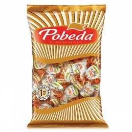 Конфеты ПОБЕДА ВКУСА "Трюфели шоколадные" БЕЗ САХАРА, посыпанные какао, 1000 г, пакет, IM_0108_С/1х3
