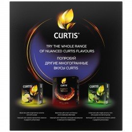 Чай CURTIS "Tender Moments" черный со вкусом ягод и мяты, 100 пакетиков в конвертах по 1,5 г, 102121