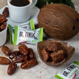Конфеты финиковые DR.FINIK ассорти (фундук, миндаль, грецкий орех, кунжут), без сахара, 1000 г