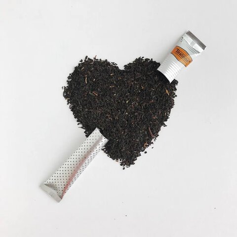 Чай TEATONE черный с чабрецом, 100 стиков по 1,8 г, 101