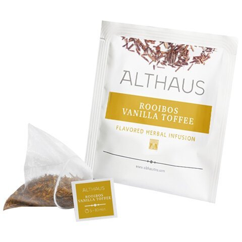 Чай ALTHAUS "Rooibos Vanilla" фруктовый, 20 пакетиков в конвертах по 1,75 г, ГЕРМАНИЯ, TALTHB-DP0039