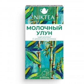 Чай NIKTEA "Milk Oolong" зеленый, 25 пакетиков в конвертах по 2 г, TALTHA-DP0059