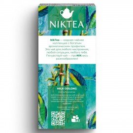 Чай NIKTEA "Milk Oolong" зеленый, 25 пакетиков в конвертах по 2 г, TALTHA-DP0059