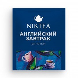 Чай NIKTEA "English Breakfast" черный, 25 пакетиков в конвертах по 2 г, TALTHA-DP0082