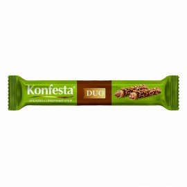 Конфеты KONFESTA DUO с орехово-сливочным кремом, вафельные, 38 г, в шоубоксе