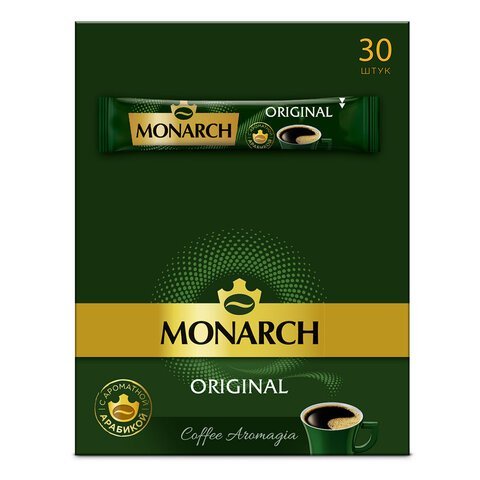 Кофе растворимый порционный MONARCH "Original", пакетик 1,8 г, сублимированный