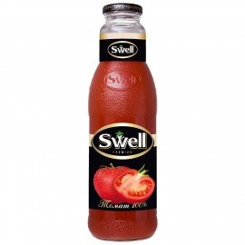 Сок Томатный SWELL с мякотью в стеклянной бутылке 0,75 л, для детского питания, ш/к 00241, 4040180065