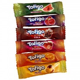 Жевательные конфеты-палочки TOFIGO "Slim", Фруктовое ассорти, 1000 г, ТУРЦИЯ, УТ-00001640
