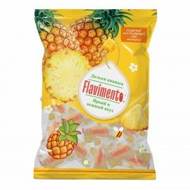 Мармелад жевательный "Дольки Ананаса" FLAVIMENTO, 500 г, в индивидуальной упаковке, УТ-00002395