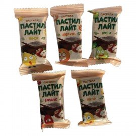 Пастила фруктовая Пастил-Лайт, ассорти вкусов, без добавления сахара, 500 г, УТ-00002522