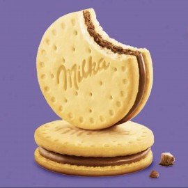 Печенье MILKA "Choco Pause" с начинкой из молочного шоколада, 260 г, 9001755