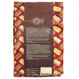 Вафли CONFASHION, ассорти вкусов: крем-брюле, кофе с молоком, халва, 250 г, УТ-00031159