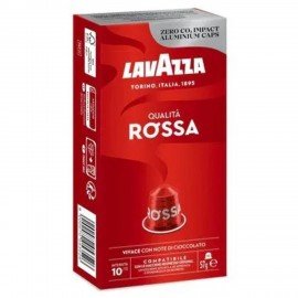 Кофе в капсулах LAVAZZA "Qualita Rossa" для кофемашин Nespresso, 10 порций