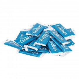 Печенье хрустящее в индивидуальной упаковке WELDAY Сливочное, 100 штук в Office-box,