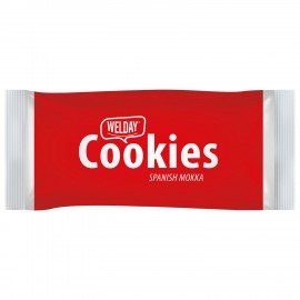Печенье хрустящее в индивидуальной упаковке WELDAY Испанский Мокко, 100 штук в Office