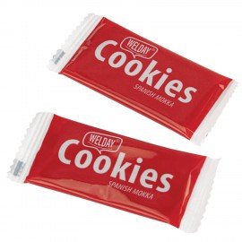 Печенье хрустящее в индивидуальной упаковке WELDAY Испанский Мокко, 100 штук в Office