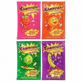 Леденцы ХЛОПУША ассорти 4 вкусов, 7 г, HL-2