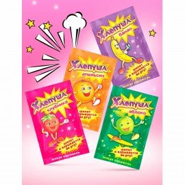 Леденцы ХЛОПУША ассорти 4 вкусов, 7 г, HL-2