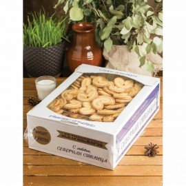 Печенье слоеное СЕВЕРНАЯ СТОЛИЦА "Валентинки" 2,5 кг, картонная коробка